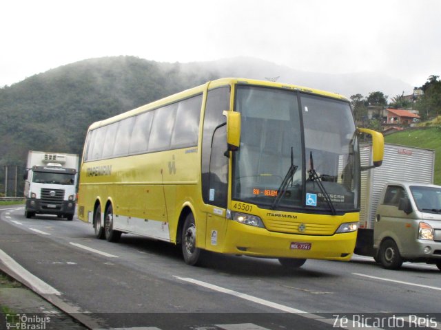 Viação Itapemirim 45501 na cidade de Petrópolis, Rio de Janeiro, Brasil, por Zé Ricardo Reis. Número da foto: #5159163.