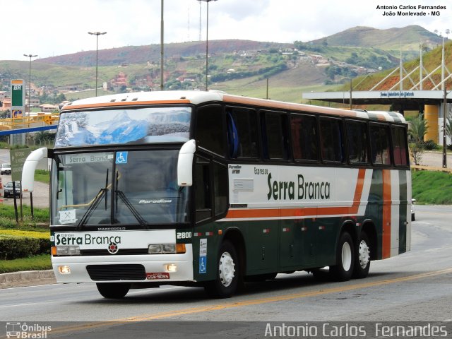 Expresso Serra Branca 2800 na cidade de João Monlevade, Minas Gerais, Brasil, por Antonio Carlos Fernandes. Número da foto: #5159079.
