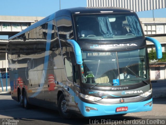 Empresa de Ônibus Nossa Senhora da Penha 53070 na cidade de Rio de Janeiro, Rio de Janeiro, Brasil, por Luis Philippe Cardoso Coelho. ID da foto: 5098169.