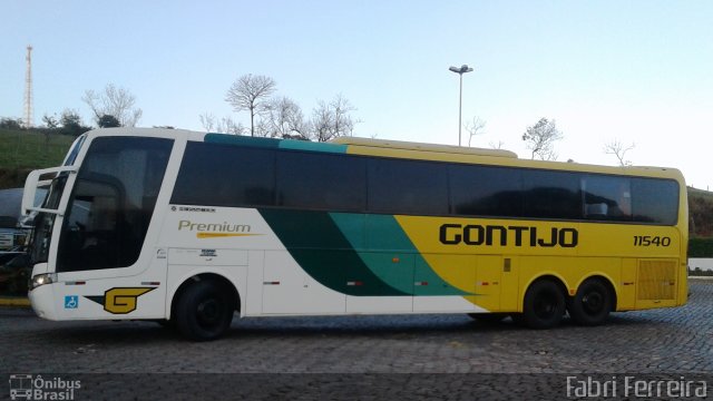 Empresa Gontijo de Transportes 11540 na cidade de Belo Horizonte, Minas Gerais, Brasil, por Fabri Ferreira. Número da foto: #5098842.