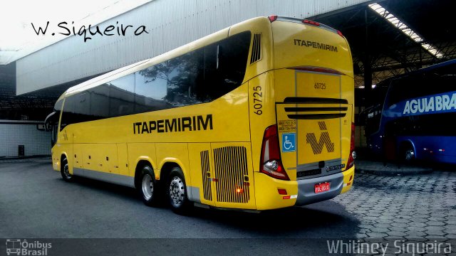 Viação Itapemirim 60725 na cidade de Vitória, Espírito Santo, Brasil, por Whitiney Siqueira. Número da foto: #5098458.