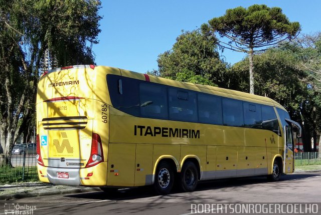 Viação Itapemirim 60785 na cidade de Curitiba, Paraná, Brasil, por Roger Coelho. Número da foto: #5098541.