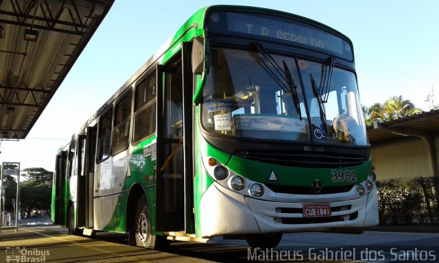 VB Transportes e Turismo 3982 na cidade de Campinas, São Paulo, Brasil, por Matheus Gabriel dos Santos. Número da foto: #5099476.