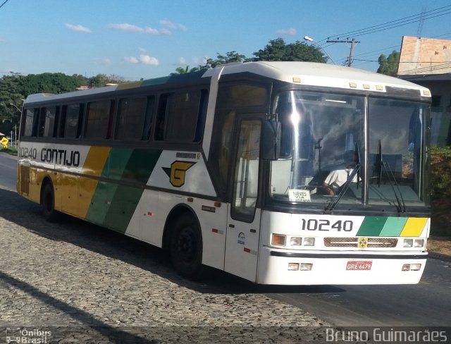 Empresa Gontijo de Transportes 10240 na cidade de Ribeirão das Neves, Minas Gerais, Brasil, por Bruno Guimarães. ID da foto: 5098235.