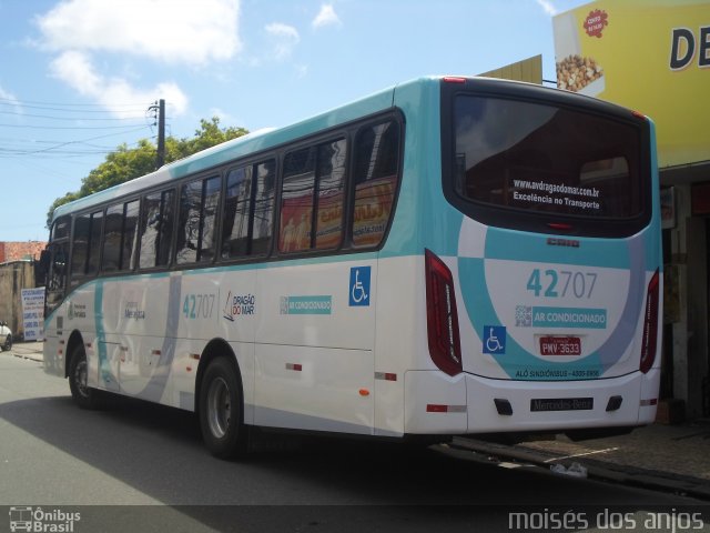 Auto Viação Dragão do Mar 42707 na cidade de Fortaleza, Ceará, Brasil, por Francisco Moisés  Silva dos Anjos. Número da foto: #5097890.