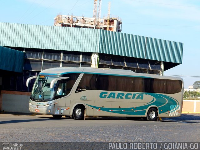 Viação Garcia 7216 na cidade de Londrina, Paraná, Brasil, por Paulo Roberto de Morais Amorim. ID da foto: 5098820.