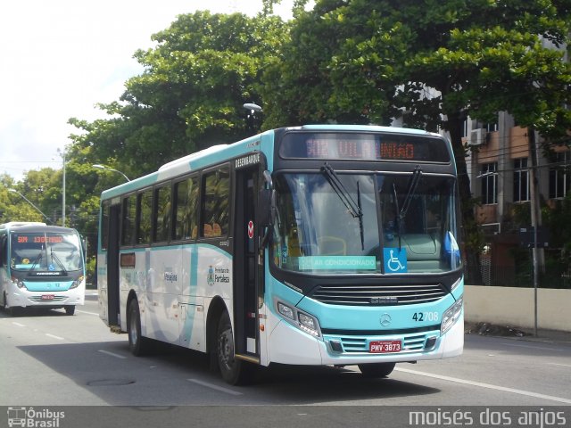 Auto Viação Dragão do Mar 42708 na cidade de Fortaleza, Ceará, Brasil, por Francisco Moisés  Silva dos Anjos. ID da foto: 5097891.