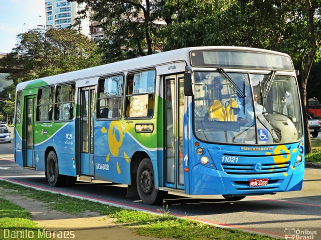 Metropolitana Transportes e Serviços 11021 na cidade de Vitória, Espírito Santo, Brasil, por Danilo Moraes. Número da foto: #5100230.