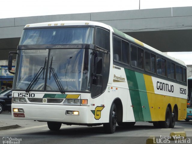 Empresa Gontijo de Transportes 15215 na cidade de Belo Horizonte, Minas Gerais, Brasil, por Lucas Vieira. ID da foto: 5099962.