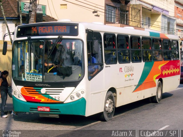 Viação Bom Jesus > VTL - Viação Trans Líder 1333 na cidade de Cubatão, São Paulo, Brasil, por Adam Xavier Rodrigues Lima. Número da foto: #5100215.