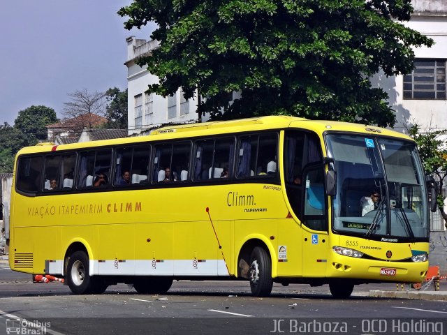 Viação Itapemirim 8555 na cidade de Rio de Janeiro, Rio de Janeiro, Brasil, por JC  Barboza. Número da foto: #5100114.