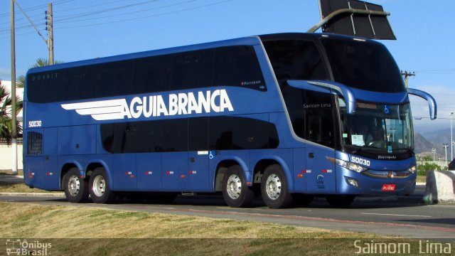 Viação Águia Branca 50030 na cidade de Vitória, Espírito Santo, Brasil, por Saimom  Lima. ID da foto: 5099853.