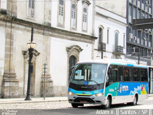 Guaiúba Transportes 12101 na cidade de Santos, São Paulo, Brasil, por Adam Xavier Rodrigues Lima. Número da foto: #5100218.