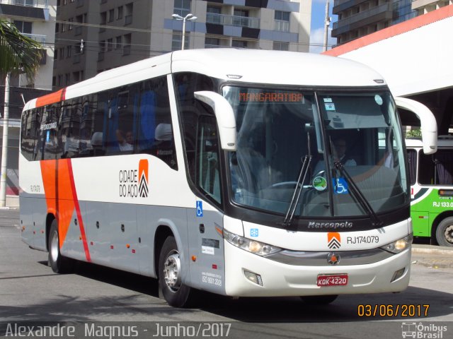 Viação Cidade do Aço RJ 174.079 na cidade de Itaguaí, Rio de Janeiro, Brasil, por Alexandre  Magnus. Número da foto: #5101239.