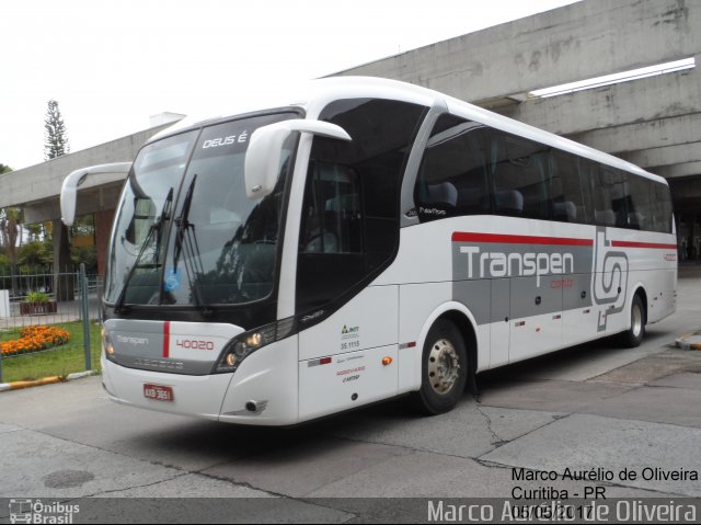 Transpen Transporte Coletivo e Encomendas 40020 na cidade de Curitiba, Paraná, Brasil, por Marco Aurélio de Oliveira. Número da foto: #5101564.