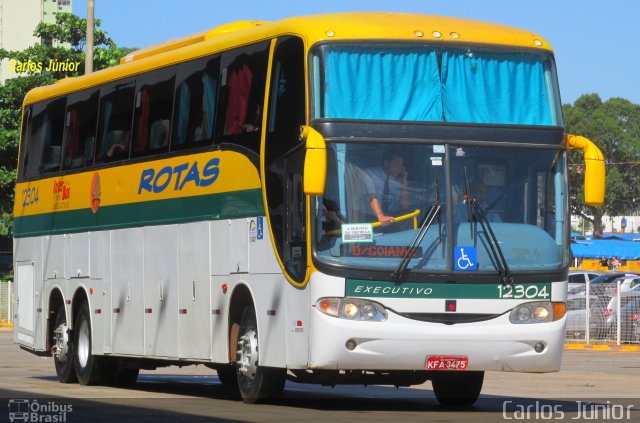 RodeRotas - Rotas de Viação do Triângulo 12304 na cidade de Goiânia, Goiás, Brasil, por Carlos Júnior. Número da foto: #5103587.