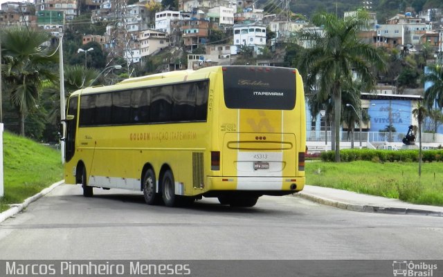 Viação Itapemirim 45313 na cidade de Vitória, Espírito Santo, Brasil, por Marcos Pinnheiro Meneses. Número da foto: #5102158.