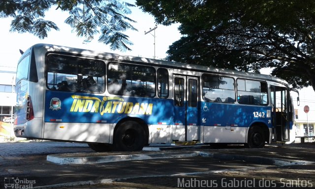Viação Indaiatubana 1242 na cidade de Indaiatuba, São Paulo, Brasil, por Matheus Gabriel dos Santos. Número da foto: #5101725.