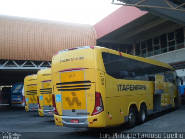 Viação Itapemirim 60517 na cidade de Rio de Janeiro, Rio de Janeiro, Brasil, por Luis Philippe Cardoso Coelho. Número da foto: #5102834.