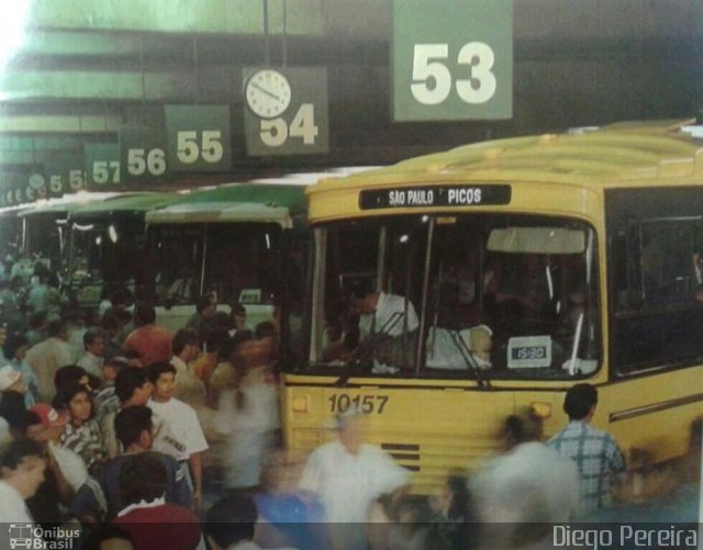 Viação Itapemirim 10157 na cidade de São Paulo, São Paulo, Brasil, por Diego Pereira. ID da foto: 5102033.