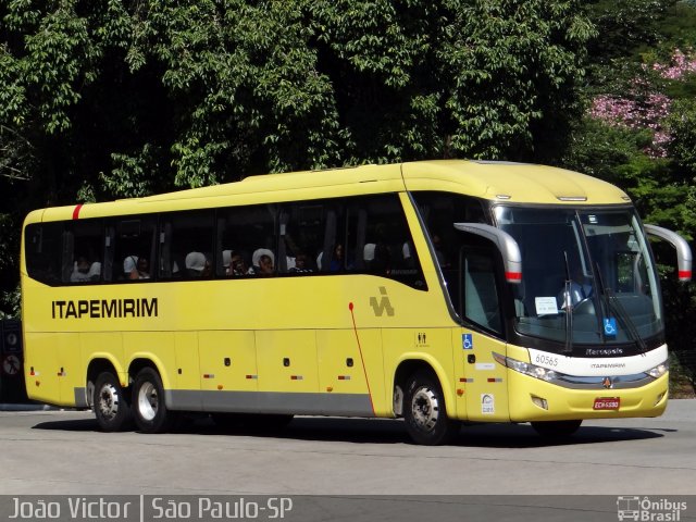 Viação Itapemirim 60565 na cidade de São Paulo, São Paulo, Brasil, por João Victor. ID da foto: 5104280.