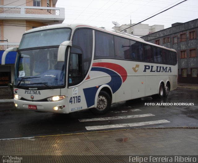 Pluma Conforto e Turismo 4116 na cidade de Uruguaiana, Rio Grande do Sul, Brasil, por Felipe Ferreira Ribeiro. Número da foto: #5103821.