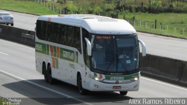 Empresa Gontijo de Transportes 21595 na cidade de Roseira, São Paulo, Brasil, por Alex Ramos Ribeiro. Número da foto: #5104077.