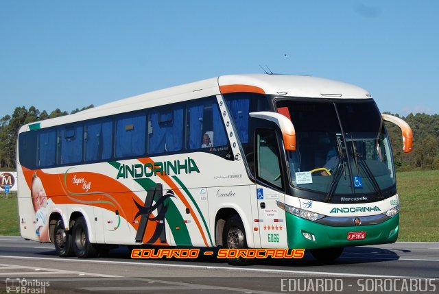 Empresa de Transportes Andorinha 6066 na cidade de Sorocaba, São Paulo, Brasil, por EDUARDO - SOROCABUS. ID da foto: 5106951.