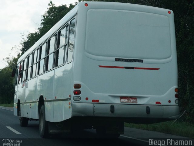 Ônibus Particulares 1759 na cidade de Cruz do Espírito Santo, Paraíba, Brasil, por Diego Rhamon Reis da Silva. ID da foto: 5107940.