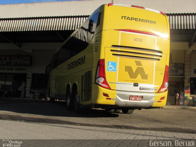Viação Itapemirim 60781 na cidade de Venda Nova do Imigrante, Espírito Santo, Brasil, por Gerson  Berudi. Número da foto: #5106652.