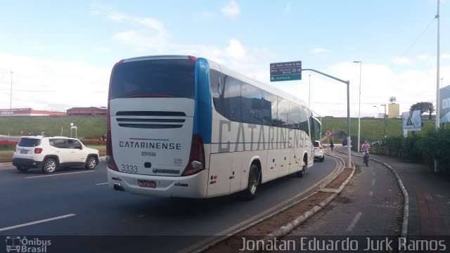 Auto Viação Catarinense 3333 na cidade de Balneário Camboriú, Santa Catarina, Brasil, por Jonatan Eduardo Jurk Ramos. Número da foto: #5108505.