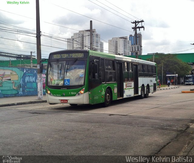 Viação Santa Brígida 1 1844 na cidade de São Paulo, São Paulo, Brasil, por Weslley Kelvin Batista. ID da foto: 5107035.