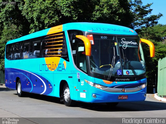 Litorânea Transportes Coletivos 5360 na cidade de São Paulo, São Paulo, Brasil, por Rodrigo Coimbra. ID da foto: 5108273.