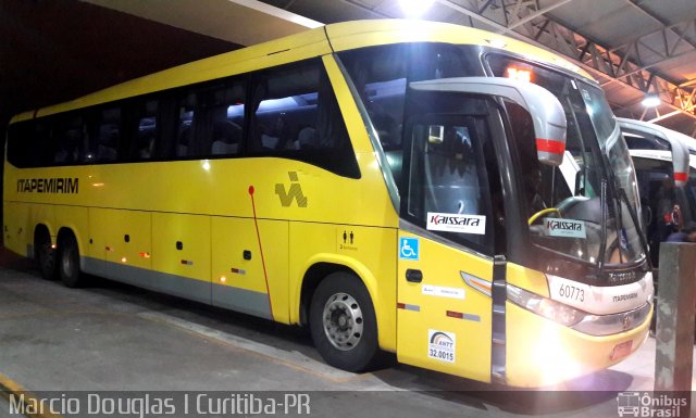 Viação Itapemirim 60773 na cidade de Curitiba, Paraná, Brasil, por Márcio Douglas Ribeiro Venino. Número da foto: #5108302.