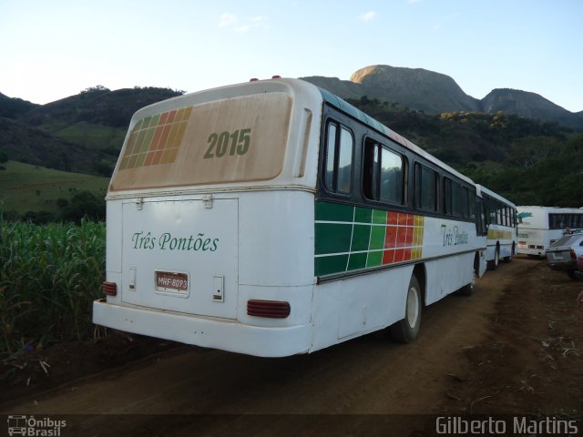 Viação Três Pontões 2015 na cidade de Afonso Cláudio, Espírito Santo, Brasil, por Gilberto Martins. ID da foto: 5110265.