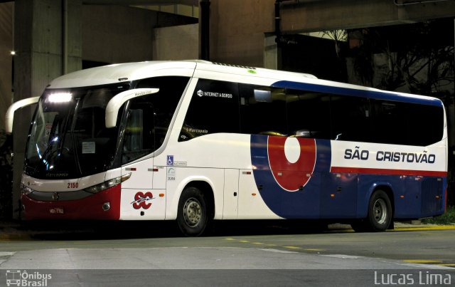 Viação São Cristóvão 2150 na cidade de São Paulo, São Paulo, Brasil, por Lucas Lima. Número da foto: #5110515.