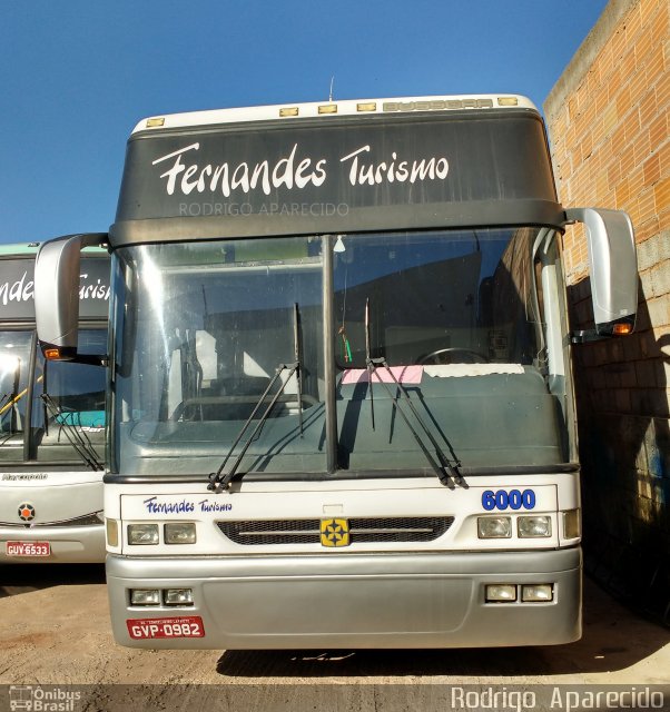 Fernandes Turismo 6000 na cidade de Conselheiro Lafaiete, Minas Gerais, Brasil, por Rodrigo  Aparecido. ID da foto: 5109797.