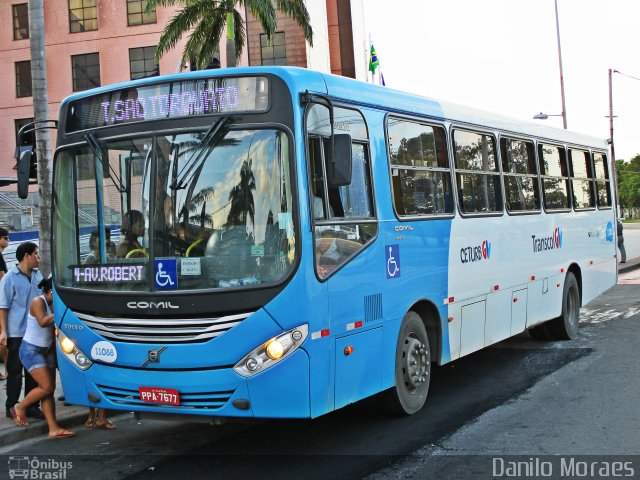 Metropolitana Transportes e Serviços 11088 na cidade de Vitória, Espírito Santo, Brasil, por Danilo Moraes. Número da foto: #5109580.