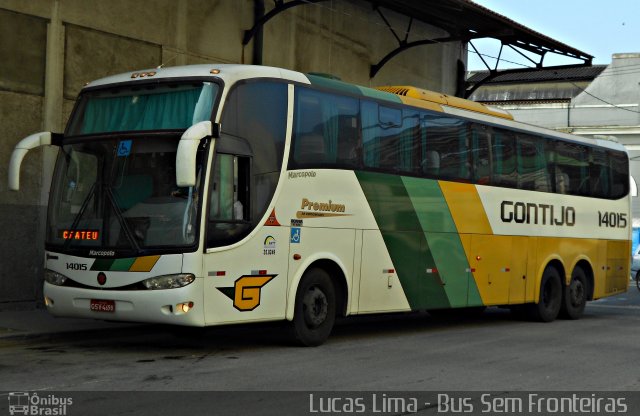 Empresa Gontijo de Transportes 14015 na cidade de Rio de Janeiro, Rio de Janeiro, Brasil, por Lucas Lima. Número da foto: #5110495.