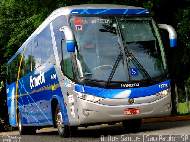 Viação Cometa 10275 na cidade de São Paulo, São Paulo, Brasil, por Rafael Santos. ID da foto: 5110133.