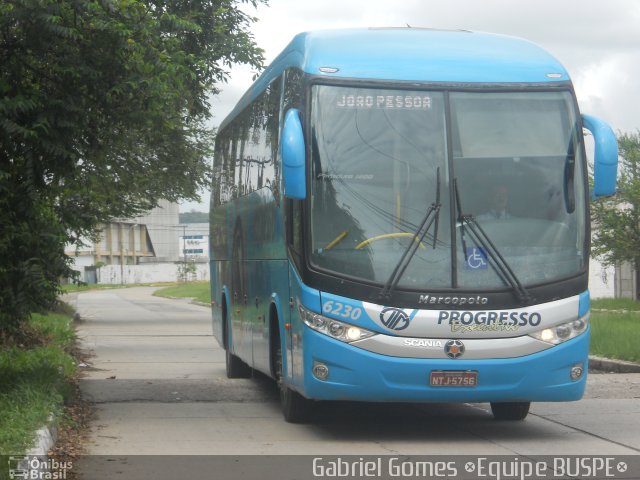 Auto Viação Progresso 6230 na cidade de Recife, Pernambuco, Brasil, por Gabriel  Gomes. ID da foto: 5110259.