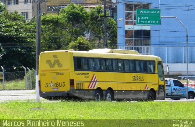 Viação Itapemirim 40327 na cidade de Vitória, Espírito Santo, Brasil, por Marcos Pinnheiro Meneses. ID da foto: 5109052.