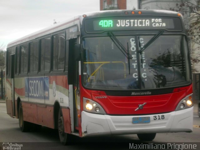 COETC - Cooperativa de Obreros y Empleados del Transporte Coletivo 318 na cidade de , por Maximiliano Priggione  Maximilianopriggione. Número da foto: #5110529.