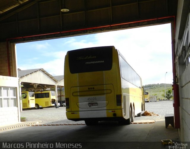 Viação Itapemirim 45325 na cidade de Guarapari, Espírito Santo, Brasil, por Marcos Pinnheiro Meneses. ID da foto: 5109035.