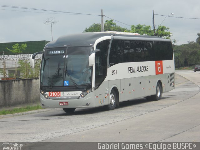 Real Alagoas de Viação 3103 na cidade de Recife, Pernambuco, Brasil, por Gabriel  Gomes. Número da foto: #5110235.