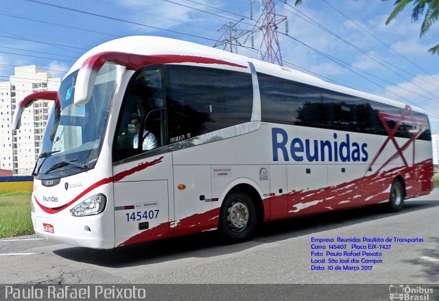 Empresa Reunidas Paulista de Transportes 145407 na cidade de São José dos Campos, São Paulo, Brasil, por Paulo Rafael Peixoto. Número da foto: #5108826.