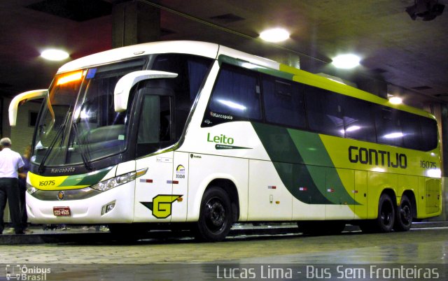 Empresa Gontijo de Transportes 16075 na cidade de Belo Horizonte, Minas Gerais, Brasil, por Lucas Lima. Número da foto: #5110571.