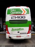 Cia. São Geraldo de Viação 21400 na cidade de Goiânia, Goiás, Brasil, por Paulo Roberto de Morais Amorim. Número da foto: #:id.
