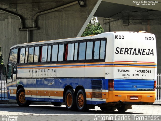 Viação Sertaneja 1800 na cidade de Belo Horizonte, Minas Gerais, Brasil, por Antonio Carlos Fernandes. ID da foto: 5111473.