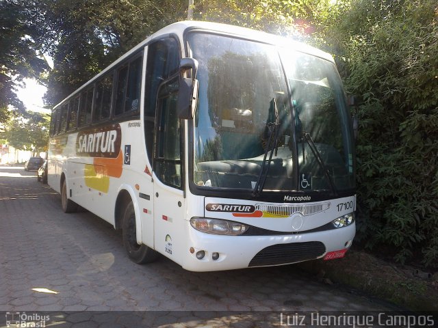 Saritur - Santa Rita Transporte Urbano e Rodoviário 17100 na cidade de Piedade dos Gerais, Minas Gerais, Brasil, por Luiz Henrique Campos. Número da foto: #5111006.